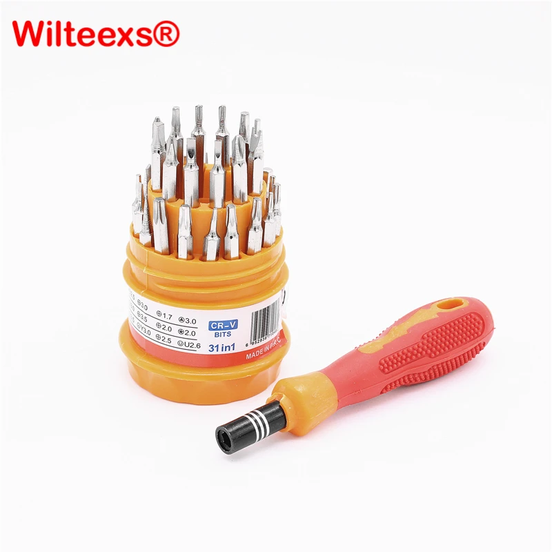 Набор отверток WILTEEXS для объектива цифровой камеры с прорезями и точностью 31 в 1