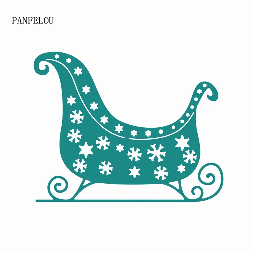 PANFELOU металлическое ремесло сани бумажные штампы высечки для скрапбукинга/DIY