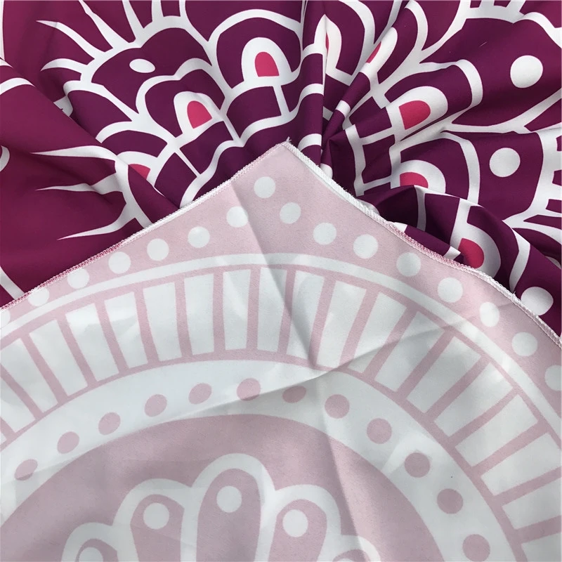 Великолепный гобелен в форме цветка лотоса индийская мандала настенный