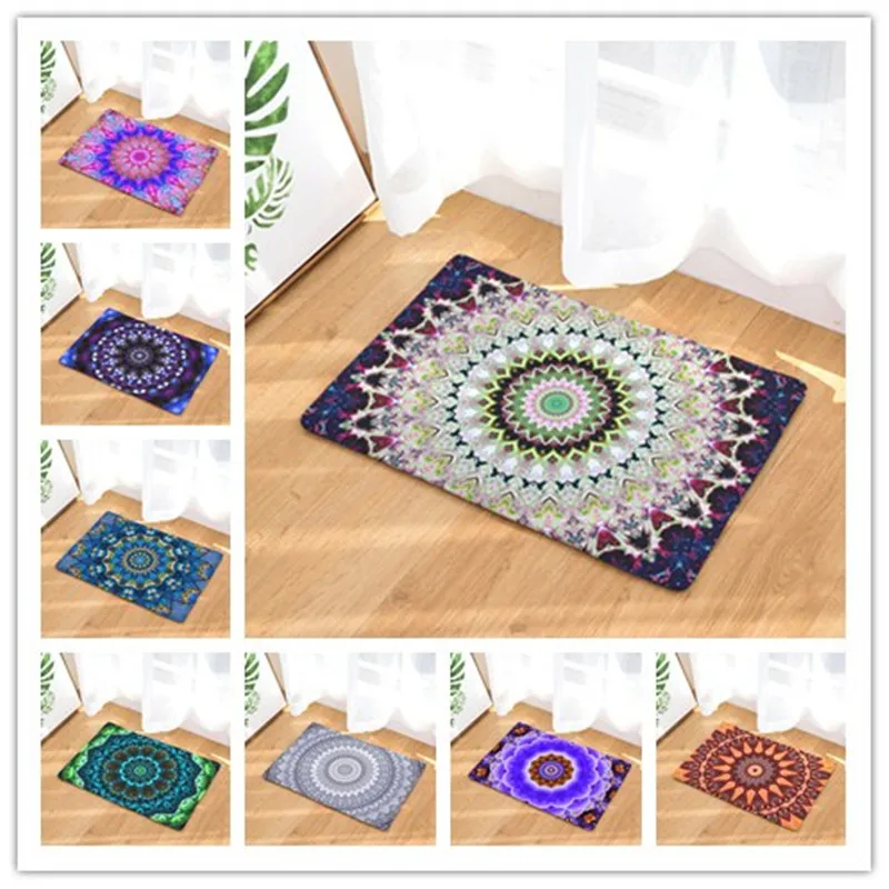 Фланелевые коврики круглый венок с принтом для спальни гостиной ковры