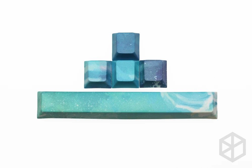 Ocean Kit x1 Стрела ключ пробел Вишневый профиль краситель Sub Keycap толстый PBT для клавиатуры gh60 xd60 xd84 tada68 rs96 zz96 87 104 660 - Цвет: Ocean Kit x1