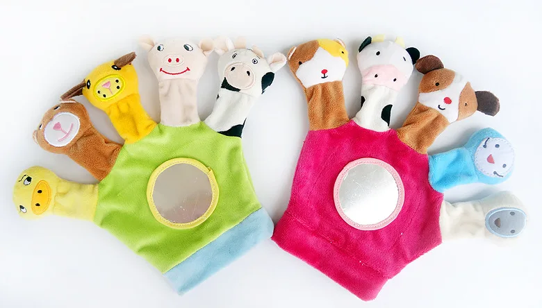 IMBABY животное ручная марионетка пальчиковые игрушки из плюша игрушки ребенок пользу куклы кукольный театр Реквизит милые кукла животного из мультфильма детские игрушки