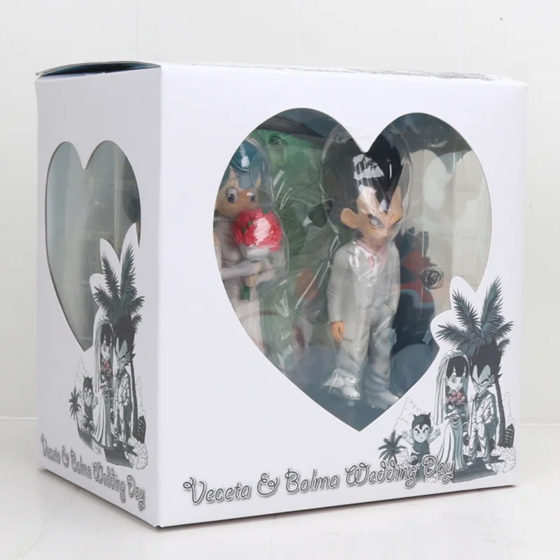 20 см аниме Dragon Ball Z действия gifure игрушки Вегета и Bulma Bolma день свадьбы ПВХ игрушка Коллекционная модель куклы подарок для детей