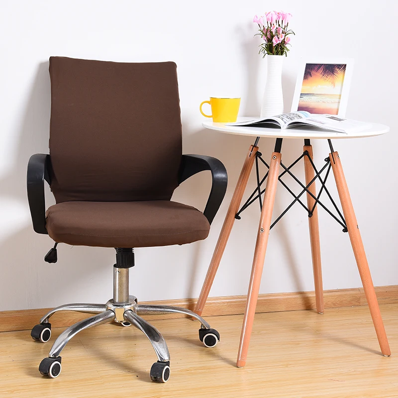 Office спандекс крышка стула чехол S/M/L кресло Обложка вращающийся стул эластичные сиденья fundas sillas comedor elastica
