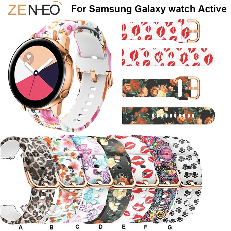 Ремешок силиконовый для наручных часов сменный спортивный браслет Samsung Galaxy Watch