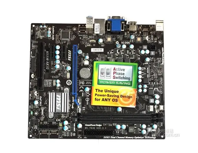 Оригинальная материнская плата для MSI, LGA 1156, DDR3, 8 Гб, поддержка I3, I5, I7, Micro ATX, настольная материнская плата, бесплатная доставка