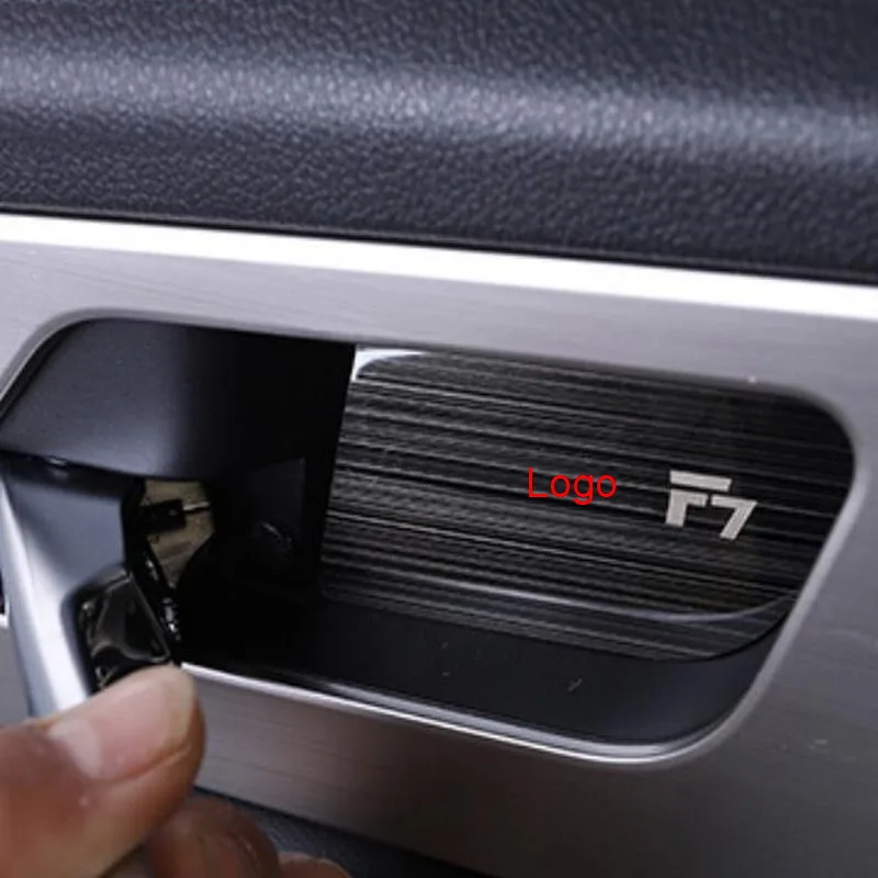 Tonlinker интерьерная дверная ручка Чаша чехол наклейка для Haval F7/F7X-19 автомобильный Стайлинг 4 шт. наклейка из нержавеющей стали
