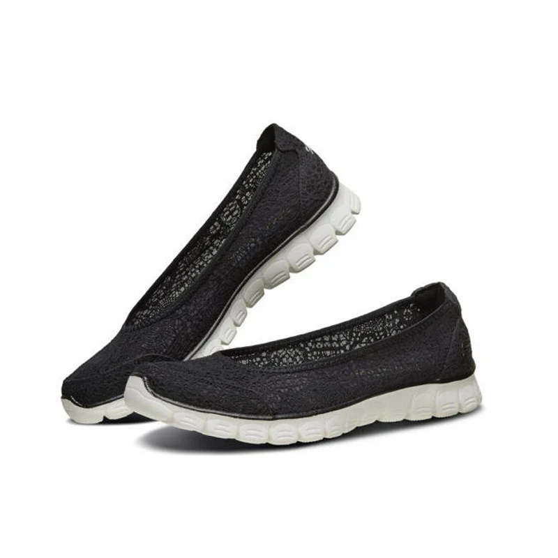 Skechers/2019 г. весенняя обувь женская дышащая удобная без застежки на плоской подошве
