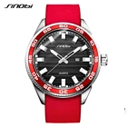 SINOBI Мужские Модные кварцевые наручные часы 2022, роскошные брендовые силиконовые водонепроницаемые мужские военные часы, спортивные Relogio Masculino