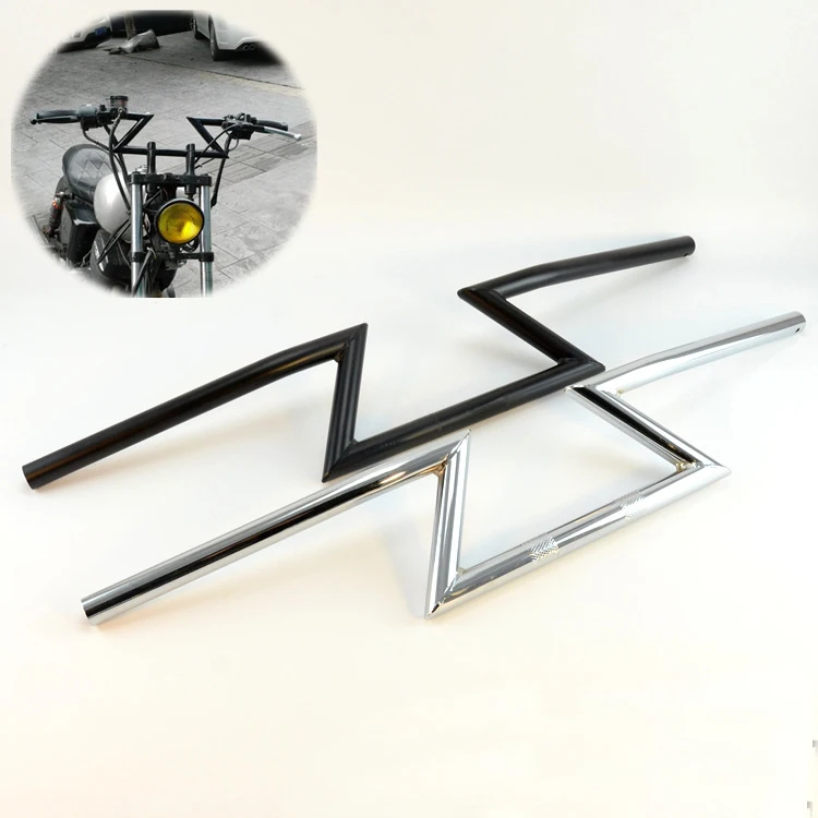Мотоциклетные Ретро 22 мм 7/8 в форме молнии руль рычаг для Harley VRSC SOFTALL DYNA TOURING guidon