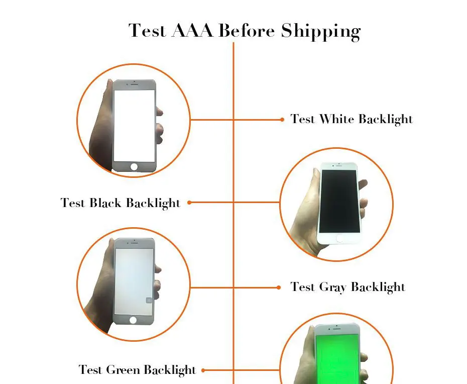 YWEWBJH AAA для iPhone 6 ЖК-экран полная сборка для 6plus 6s дисплей сенсорный экран замена дисплей без битых пикселей