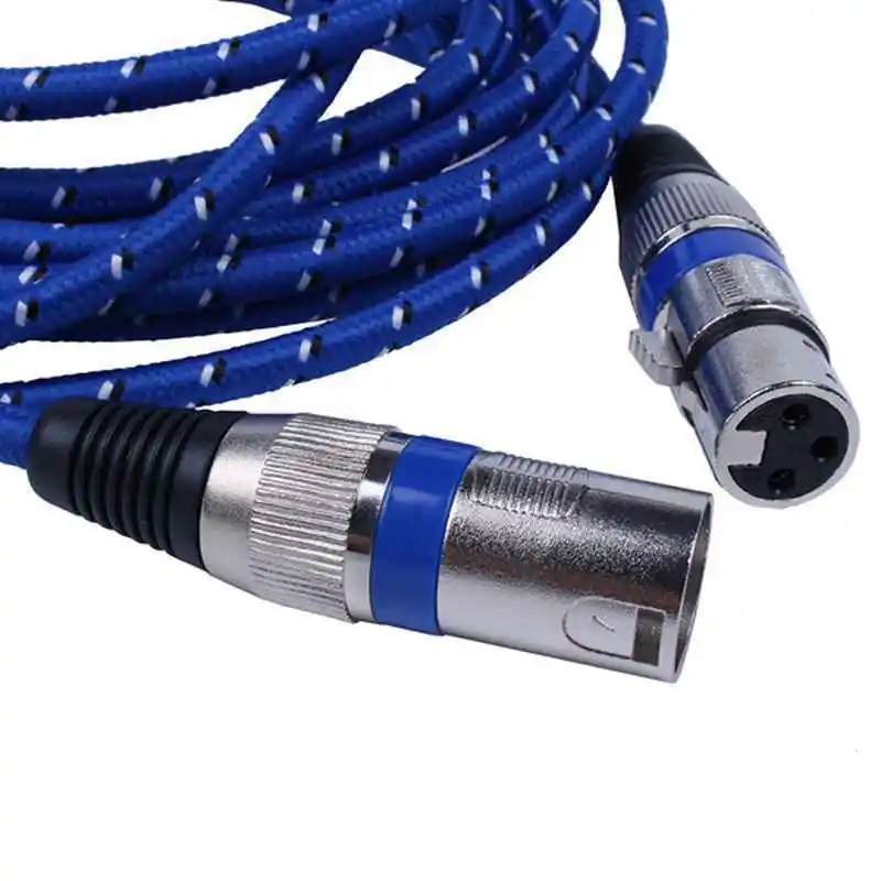 MAHA аудио разъем Pin XLR Женский Мужской микрофонный кабель удлинитель для