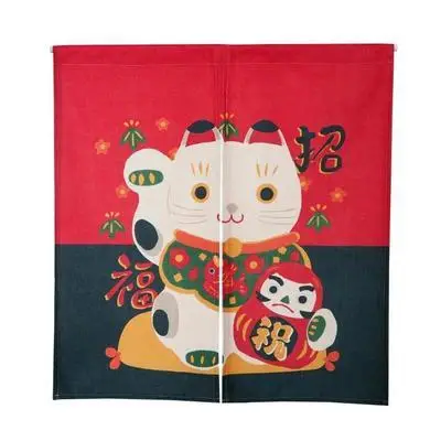 Китайская тканевая занавеска на дверь в японском стиле Тайване с изображением