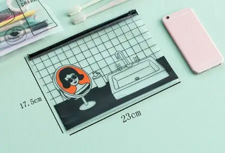 5 ETya мода макияж мешок ПВХ для женщин и мужчин дорожные косметички прозрачный на молнии зубная щетка туалетный Органайзер Сумка Чехол - Цвет: 5