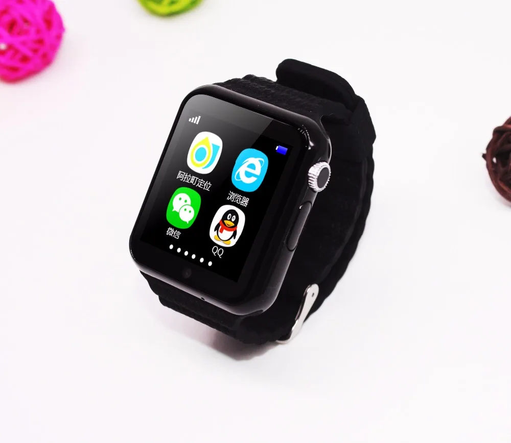 Smartch V7K Водонепроницаемый детская gps smart watch детский безопасный анти потерянный