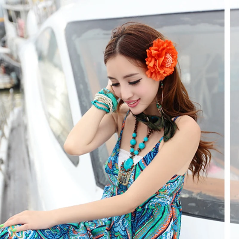 Распродажа 1 шт. женская заколка для волос в виде цветка орхидеи| |