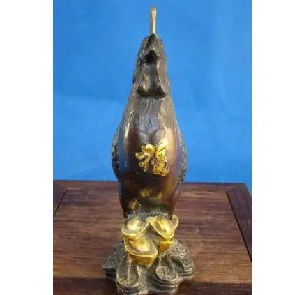 Бесплатно Античная Коллекционные Статуя Ручной Работы Бронза С Позолотой