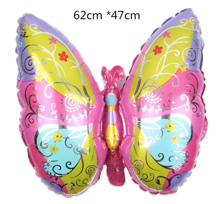 Шляпа с героями мультфильмов большие фольгированные шары бабочка розовый