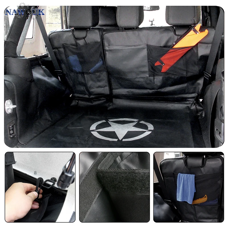 Задний напольный коврик подкладка для хранения груза Jeep Wrangler JK 2007 2020 защитный