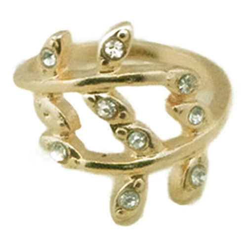 5 Компл. Горный Хрусталь Листьев Сердце Над Костяшки Midi Кольцо Стека Boho Ювелирных