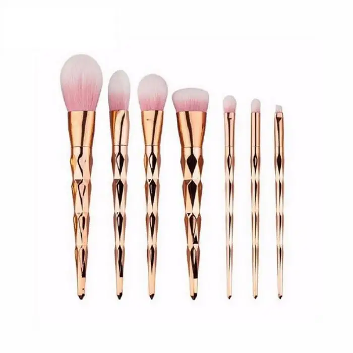 7 шт. набор кистей для макияжа пудра Тональная основа тени век Румяна смешивание