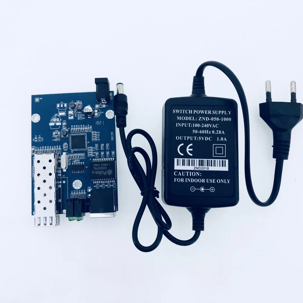 SFP волоконно RJ45 конвертер GPON/OLT медиаконвертер 1000 Мбит/с гигабитный оптический