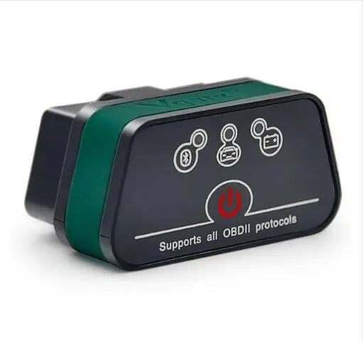 Vgate iCar2 ELM327 Bluetooth OBD 2 сканер Икар 2 Мини elm 327 Авто obd2 диагностический инструмент Интерфейс для android протоколы бортовой диагностики версии II - Цвет: BLACK GREEN