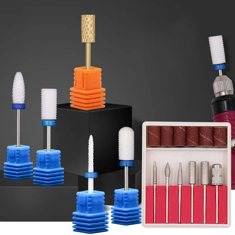 Электрическая машинка для маникюра и педикюра керамические фрезы удаления