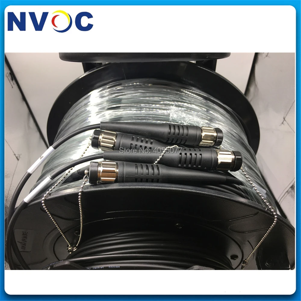 8 ядер ODC Круглый Мужской 100 м 125 м 150 м 200 м наружный мм OM3-300 бронированный волоконно-оптический патч-корд кабель 8C многомодовый ODC патч-корд