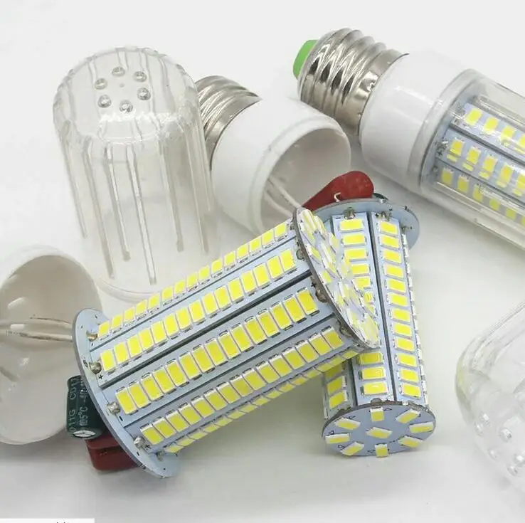 5736 SMD Светодиодная лампа E27 E14 3 Вт 5 7 9 12 15 220 в 230 В лампада свеча для украшения