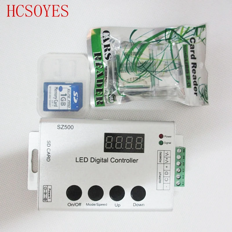 

Wireless SD Card LED Digital Controller For WS2811 12V Digital Strip & Remote