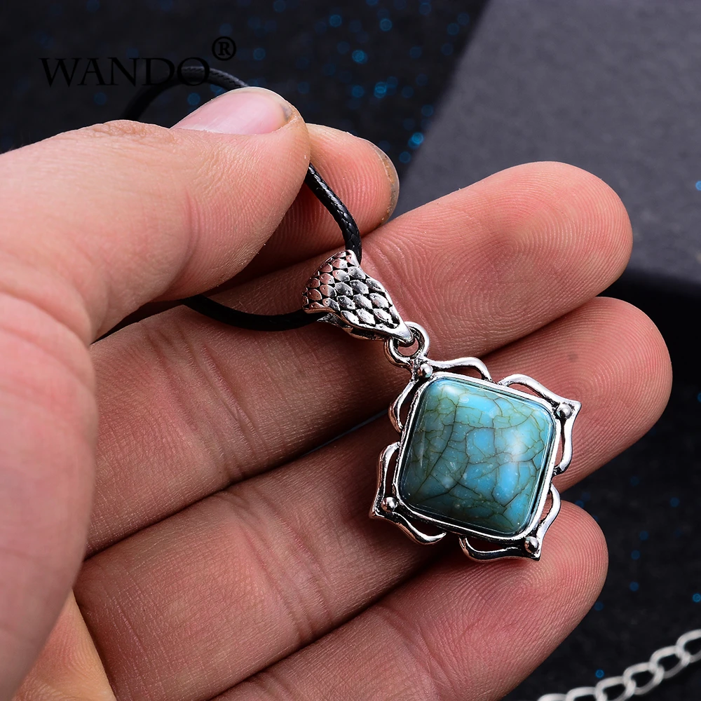 WANDO натуральный камень капельки Висячие Глаза Лошади ностальгия средневековые