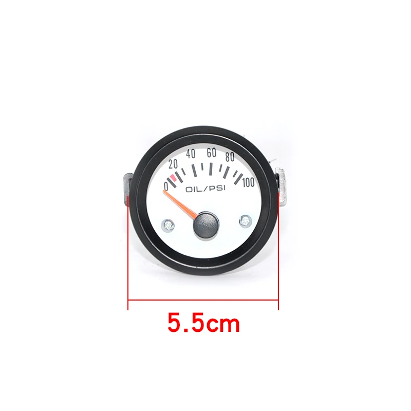 2 &quot52 мм белый лицевой датчик температуры воды/температуры масла/давления масла