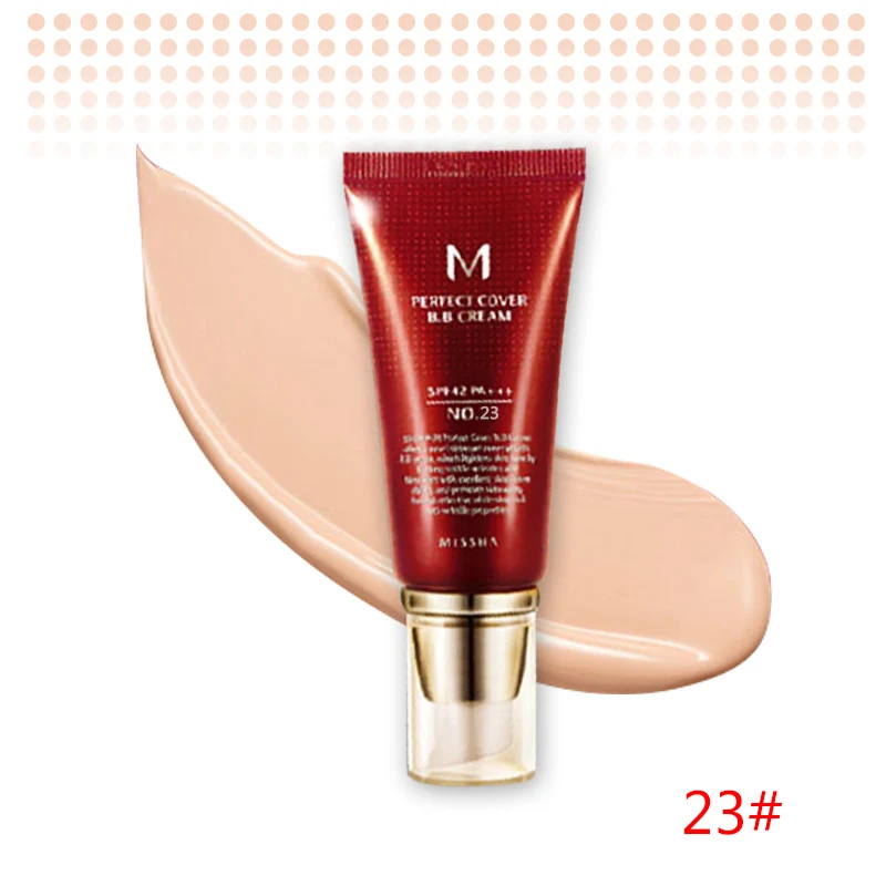 Оригинальная корейская косметика MISSHA M идеальное покрытие BB крем 50 мл SPF42 PA+++(#13,#21,#23,#31) тональный крем для макияжа CC Cream - Цвет: NO.23 Natural Beige
