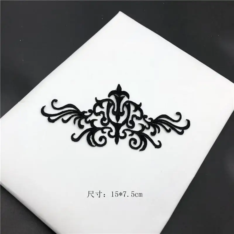 10 шт. 3d Золотые Аппликации патчи с железной вышивкой Королевская корона