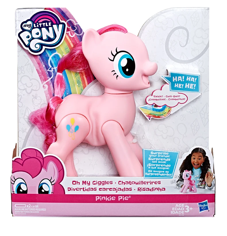 FurReal Friends, My Little Pony с рисунком из мультфильма «Мой Маленький Пони» игрушка Oh My Giggles серии «гироборд с колесами 8 дюймов интерактивная игрушка с звуки и движения для детей в возрасте от 3 лет и старше
