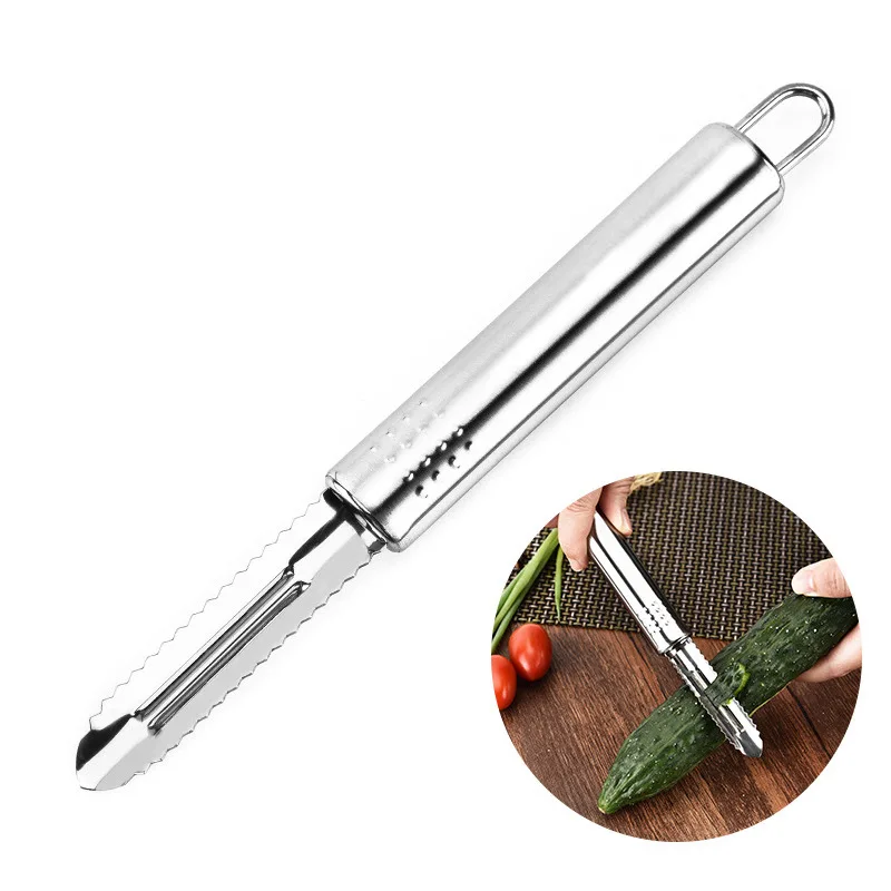 

Kitchen Gadgets Handle Stainless steel Practical Portable Apple Fruit Vegetable Tools peeler zesters 3 pcs/lot