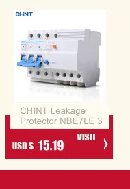 CHINT защита от утечки NBE7LE 4P 63A с защитой от утечки воздуха Воздушный переключатель