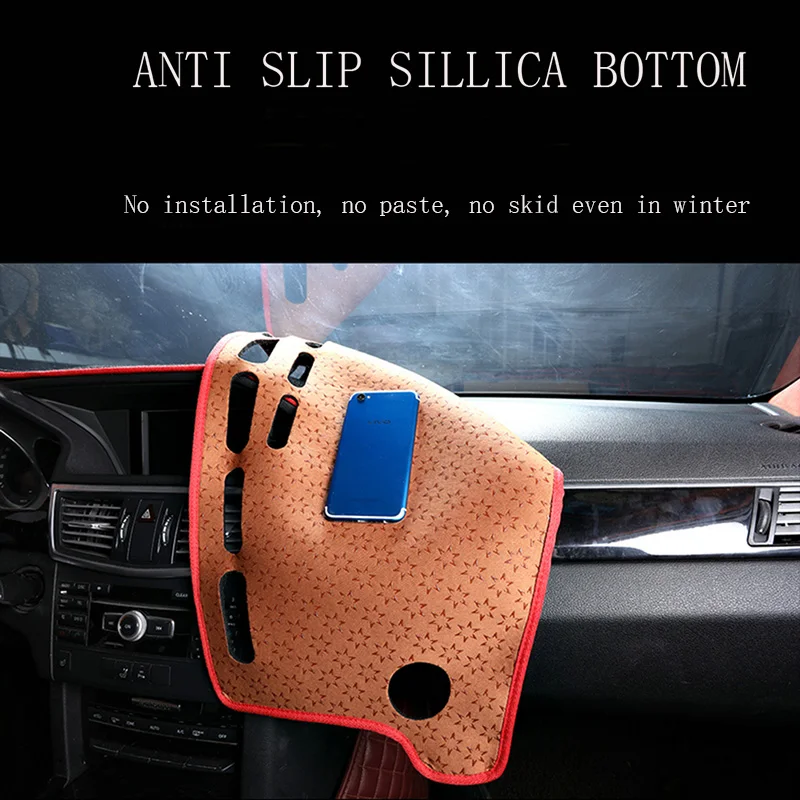 Фирменные приборной панели крышки Даш Мат Pad тире ковер протектор подходит