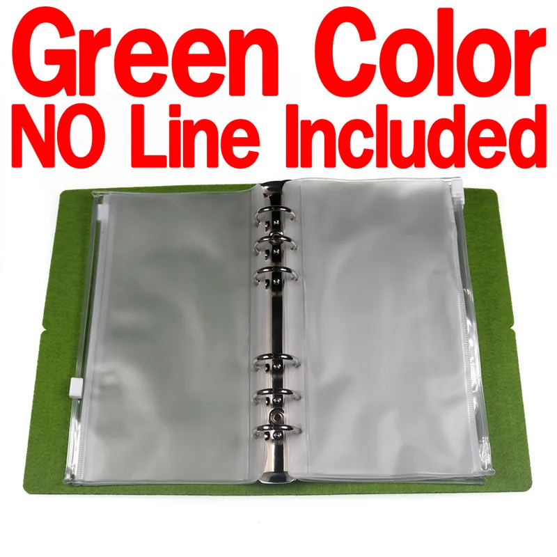 Green with 10 pocket 1 шт.+ 10 аксессуаров для рыбалки, кошелек, съемный держатель для лески, Внутренние Сумки для лески, палантин, карманная сумка для хранения - Цвет: Green with 10 pocket