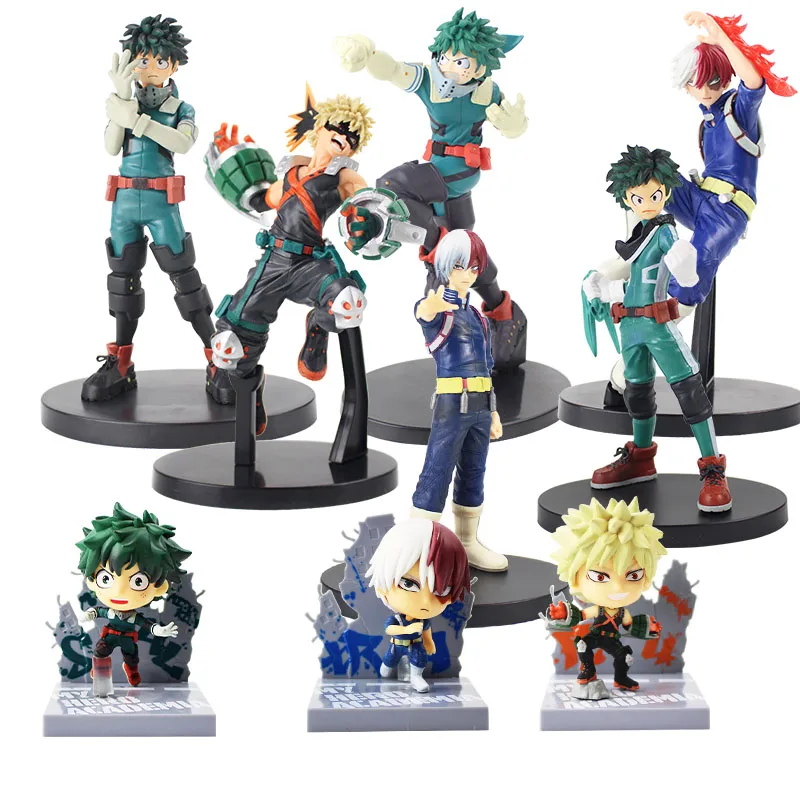 20 видов стилей мой герой 323 цифры Todoroki шото Bakugou Katsuki Izuku Midoriya Фигурки игрушки 10 см-20