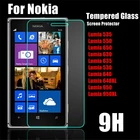 Закаленное стекло для Microsoft Lumia 535 550 650 630 635 530 Защита экрана для Nokia Lumia 640 950 XL 640XL 950XL Передняя пленка