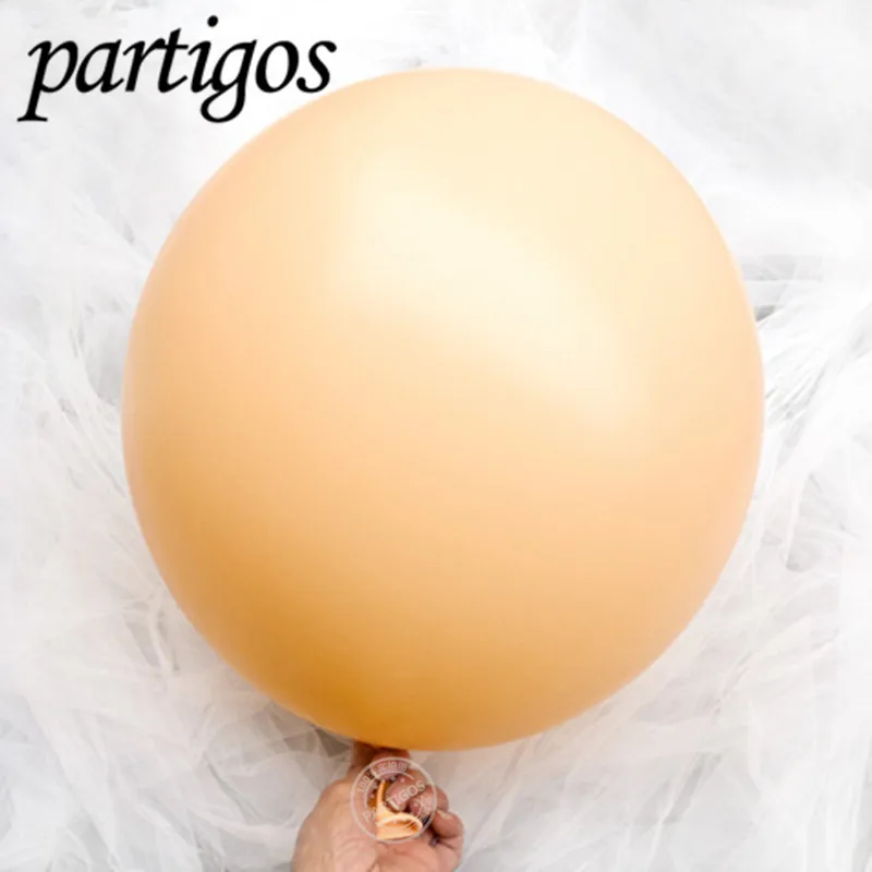 5pcs Orange 5 шт. 24 дюйма латексные шары Макарон цветные свадебные украшения балоны Детские День рождения День Святого Валентина декоративный шар - Цвет: 5pcs Orange
