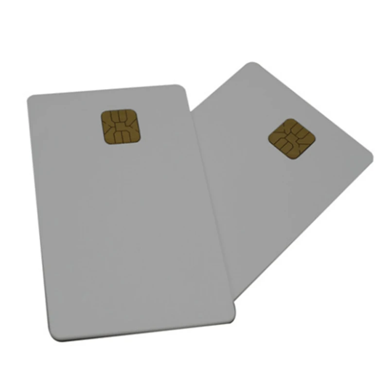 

1000pcs ISO7816 Printable White Blank PVC Contact Fudan 4428 Smart card
