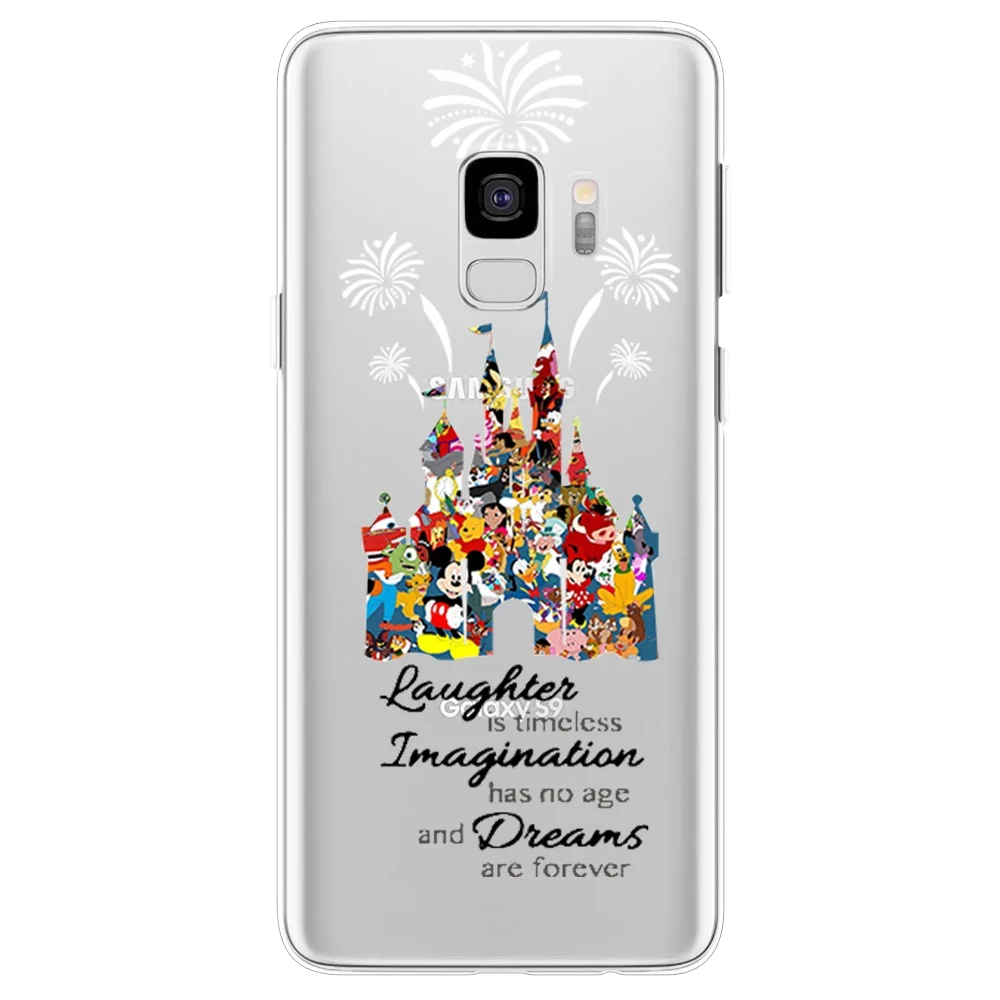 dsjkt Модные замок с цветочным узором для девочек Чехлы для samsung Galaxy S8 S9 S10 плюс S10e A7 A9 A10 A20e A30 A40 A50 A60 A70 Note 8 9 10 Pro Coque - Цвет: dsjkt