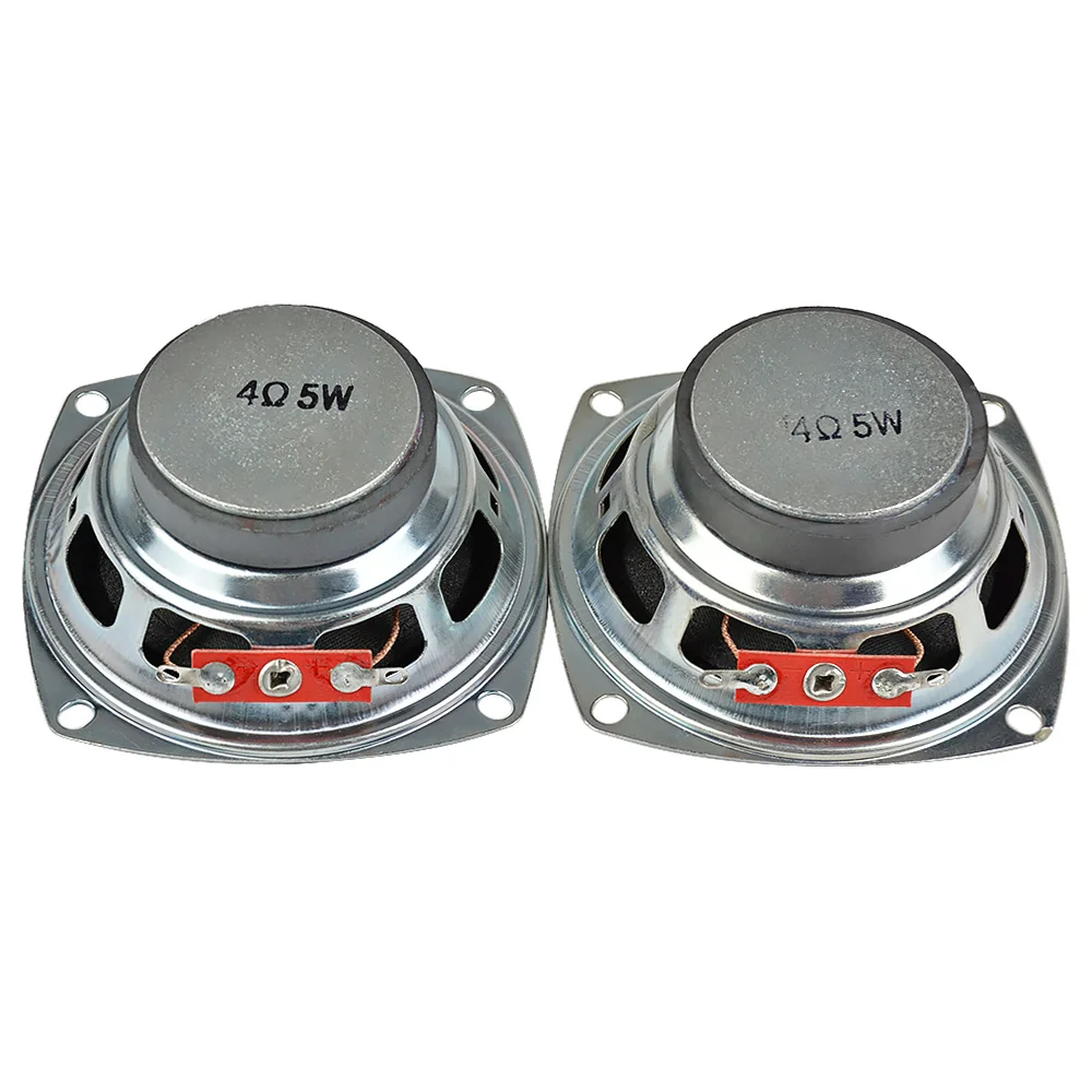 AIYIMA 2 шт. 3 дюйма 77 мм аудио Портативный полный спектр Динамик s 4Ohm 5 Вт DIY для Bluettoth