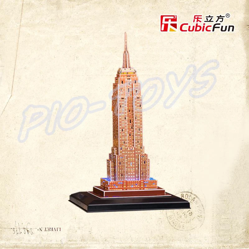 Новогодний подарок Империя государственное здание 3D пазл модель здания