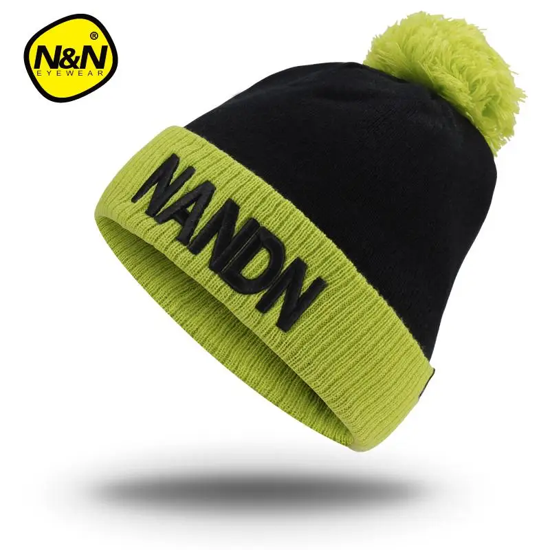Nandn, мужские, женские, лыжные, теплые зимние шапки, вязаные, для катания на коньках, Лоскутная шапка, s для женщин, водолазка, шапочки, шапка для сноуборда, Лыжная шапка - Цвет: 5