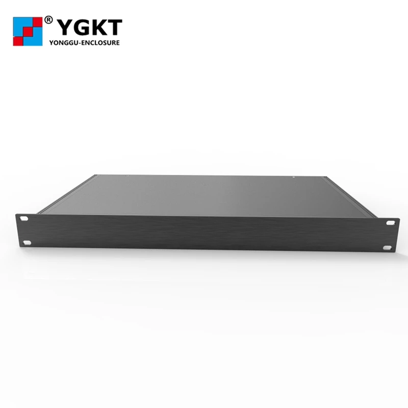 1u rackmount корпус для сервера Компактный стильный алюминиевый передней панели mini itx
