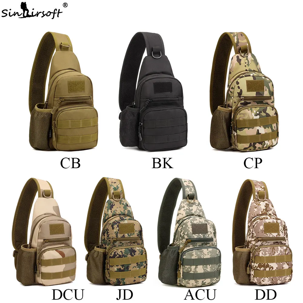 SINAIRSOFT Мужчины Марка Слинг Грудь Рюкзак Мужчины Одно Плечо Сумка Мужчин Водонепроницаемый Велосипед Езды рыбалка Сумка с Бутылкой Мешок